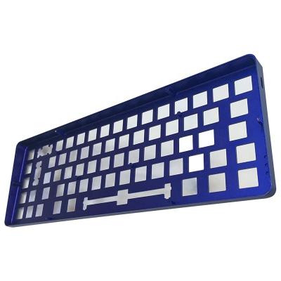 China SERVO PART Mechanical Keyboard Seat 40% 75% 65% Gh60 Gk61 Gk64 108 104 87Keys Plate CNC And Weight Machining Custom Brass Aluminum for sale