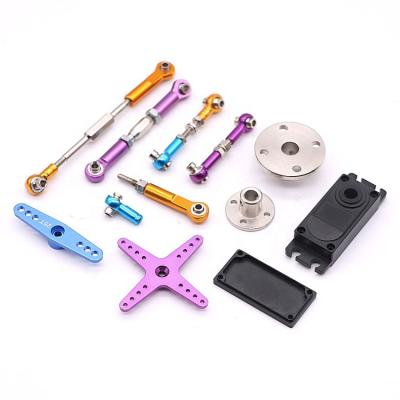 China Customized CNC Aluminum Machining RC Car Micro Metal Aluminum Servo T25 Horn for sale