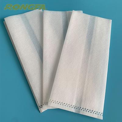 China Plant Growing Ready Ship White Color Water Absorption Breathable Woven Fabric Non Biodegradable Grow Nursery Bags for sale