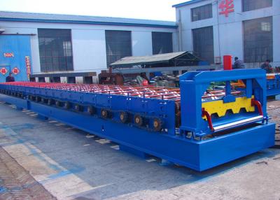 China Steel Floor Deck Roll Forming Machine , Roof And Floor Tile Making Machine for sale