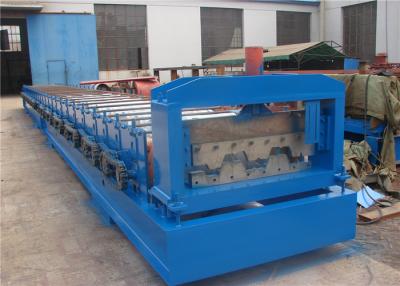 China Galvanized Steel Floor Deck Tile Making Machine , Metal Deck Roll Forming Machine for sale