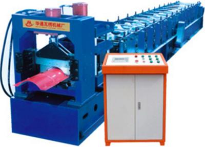 China Full Automatic Ridge Tile Cold Roll Forming Machine 15m/min For Roof Cap Tile for sale