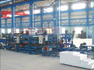 China HT Sandwich Making Equipment , Hydraulic Control Steel Roll Forming Machine for sale