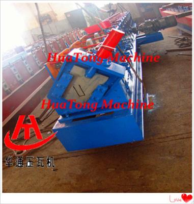 China Metal Stud Furring Roof Panel Roll Forming Machine Hydraulic cutting for sale