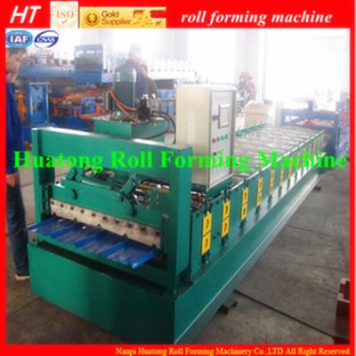 China Trapezoidal Sheet Roof Panel Roll Forming Machine corrugated roof panels for sale