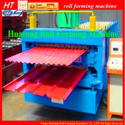 China Double Layer Roof Panel Roll Forming Machine Colorful for house for sale