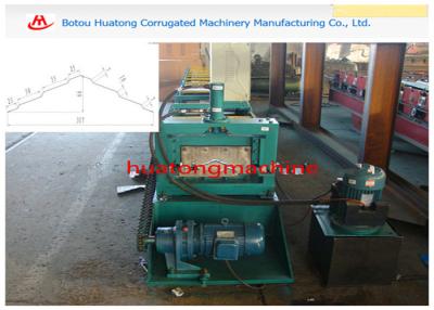 China Floor Decking / Roof Cap Ridge Cold Roll Forming Machine 15m/min for sale