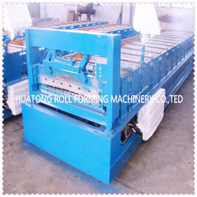 China Hydraulic Cold Plate Roof Panel Roll Forming Machine With Color Steel for sale