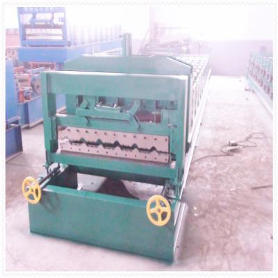 China Automatic  Metal Sheet Glaze Tile  Roll Forming Machine With Color Steel for sale