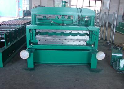 China Glazed Tile 1100 And C21 Double Layer Roll Forming Machine With Motor Drived for sale