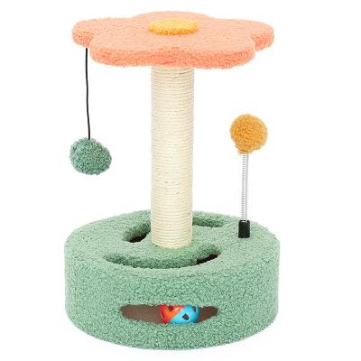 China Viable Cat Scratcher Toys Cat Scratch Exclusive Board Design Products Interactive Pet Cat Scratch Tree Toys for sale