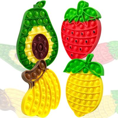 China In Stock Various Color Manufacturer Wholesale Fruit Shape Play Fidget Sensory Toy Relivef Stress Fidget Toy for sale