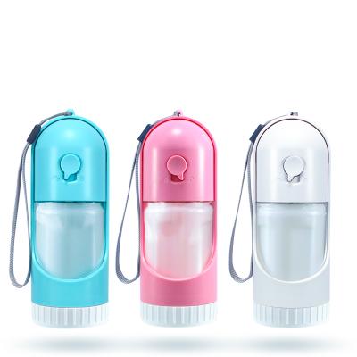 China Wholesale Non-Automatic In Running Leak Proof Puppy Pet Food Driver Portable Travel Water Bottle For Dogs for sale