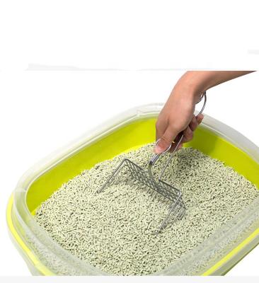 China Easily Stored Cat Litter Scoop Metal Waste Scooper Poop Pet Sand Clean Tool Cleaning New Shovel for sale