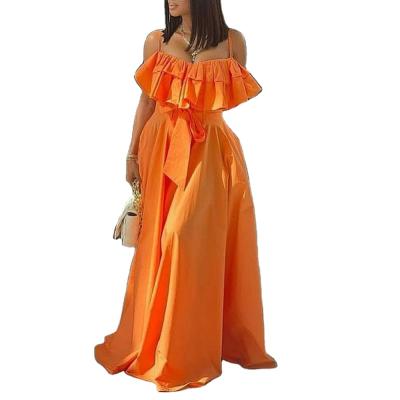 China African American backless falbala summer style 4xl 5xl maxi dresses 2021 summer anti-static for sale