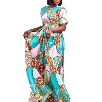 China Wholesale 2021 new shein african ethnic Midi dress skirt sleeveless sweater plus V neckline for sale