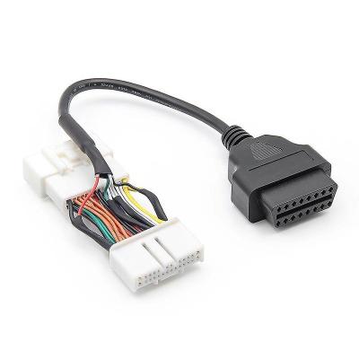 China Tesla Tesla 26pin to 26/16pin OBD2 Connector Car Tool Converter Diagnostic Auto Cable for sale