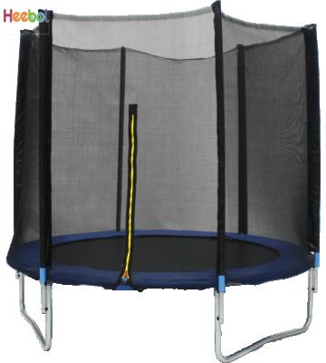 China Galvanized Tube+PP Mat+PVC Pad+ Springs Children 8ft Trampoline And Enclosure 8ft Tampolin for sale