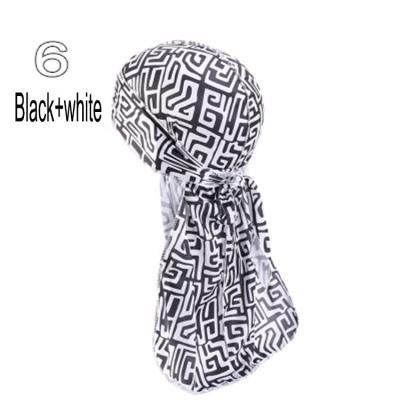 China Direct Selling Ethnic Printed Durag Men's Chemo Ca p Hot Sale Stretch Durag Hair Durag Scarf Bandana Ethnic Custom Pirate Hat Elastic Band for sale