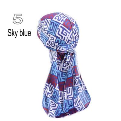 China Custom Ethnic Custom Satin Hoods Bandana Matching Hoods Men's Durags and Designer Durags for sale