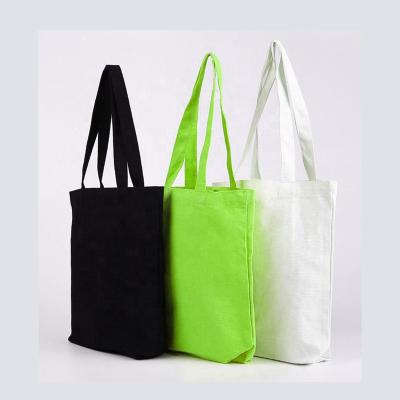 China 100% Eco-friendly Wholesale Simple Canvas Cotton Tote Bag Fashion Shopping Zipper Printing Women With Custom Printed Logo for sale