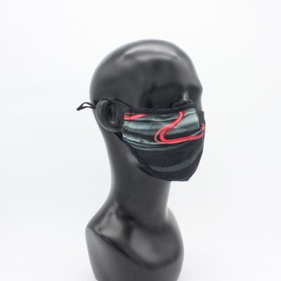 China Custom Logo Print Customize Logo Face Mask Polyester Face Printing Funny Mouth Face Mask for sale