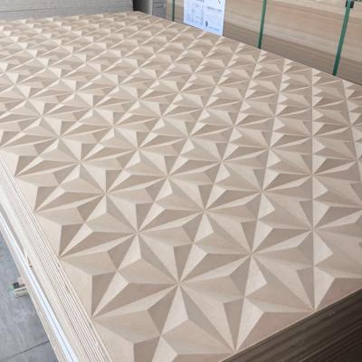 China China Manufacturer Moisture Proof Slotted MDF Slat Wall Panel Sheet 1-2days To Ship Price for sale