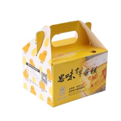 China Promotion Clear Color Cake Box For Cake Packaging With Custom Logo Design for sale