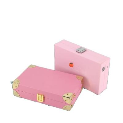 China Simple pink color storage box for product gift packaging for sale