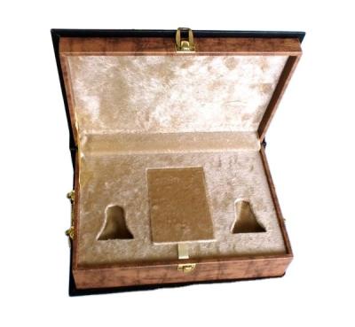 China Luxury Promotion Perfume Storage Box With Velvet for sale