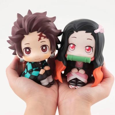 China Gift Toy/Festival Anime Demon Slayer Kimetsu Figure Decoration/Wedding/Party No Yaiba Action Numbers Model Kamado Tanjirou Action Figure Cartoon Kids Toy Kawaii Gift Collection for sale