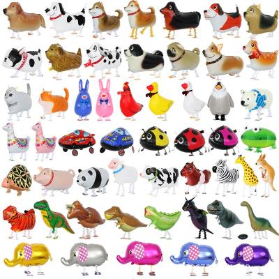 China The Gift Toy New Design Walking Pet Balloons The Good Quality Walking Unicorn Dinosaur Dog Animals Balloon for sale