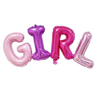 China Colorful Gift Toy 2019 NEW Her Girl Helium Foil Letter Balloons For Birthday Party Decoration for sale