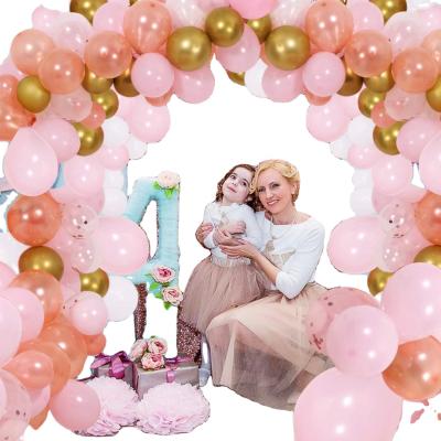 China Gift Toy Balloons Arch Happy Birthday Balloon Set 5inch 12inch High Quality Balloon Garland Kit for sale