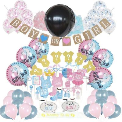 China Baby Decoration / Wedding / Party / Gift Toy / Festival Gender Reveal Item Party Supplies Kit For Baby Shower Boy or Girl Set for sale