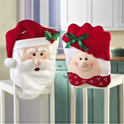 China Cheap and Novelty Non-woven Toy Decoration/Wedding/Party/Festival Decoration Chicken Cover Chair Santa Hat Holiday Christmas Gift for sale