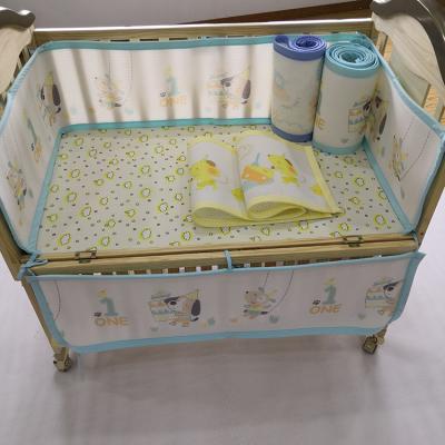 China Nondisposable Customized Bed Bumper Baby Crib Bumper Set for sale