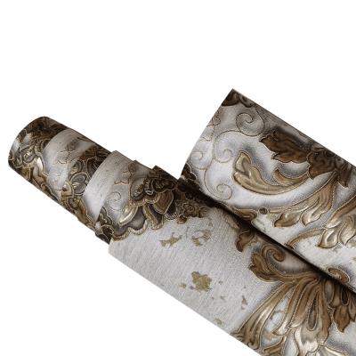 China EUROPEAN Europe Style New Damask With Background Modern Style Wallcovering By TOPLI - Textured Damask Wallpaper For Living Room for sale