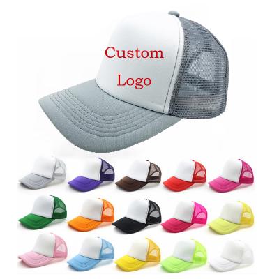 China Custom Wholesale Promotional Logo Foam Mesh Gorras Gorros Streetwear Cotton Streetwear Baseball Trucker Hat JOINT Golf Gift 5 Panel for sale