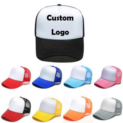 China Wholesale JOINT JOINT Streetwear Running Gorras Gorros Embroidery Snapback 5 Panel Multi Color Polyester Loose Foam Mesh Ponytail Trucker Hat for sale