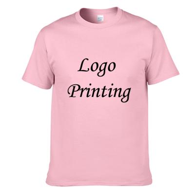 China Anti-pilling anti-pilling high quality 100% cotton plus size 12 colors embroidery OEM logo custom printing plain empty T-shirt for sale