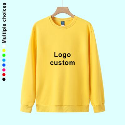 China wholesale high quality plain simple white oversized crewneck hoodies custom Anti-wrinkle anti wrinkle sweatshirts white sweatshirt for men for sale