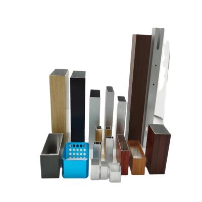 China Aluminum Profile Aluminum Rectangle Resist Compression Pipes 6063 6061 6082 Profile Suppliers For Industry CNC for sale