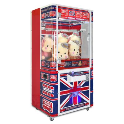 China metal & Wholesale Arcade Game Machine Indoor Glass Armored Crane Claw Cut Machine for sale