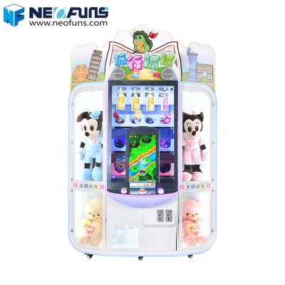 China Professional Metal Building Iron Vending Machine Neofuns Frog Travel Arcade Game Machine Happy Frog Full Redemption Plush for sale