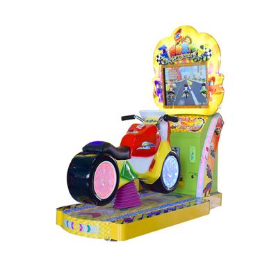 China 22 Inch Screen Children's Metal Bike Racing Simulator Game Machine With Color for sale