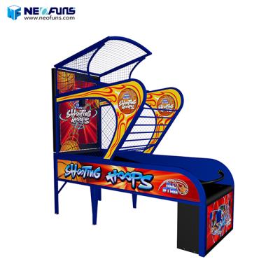 China Full metal construction newcomer iron electronic basketball game amusement machine,basketball coin games for sale