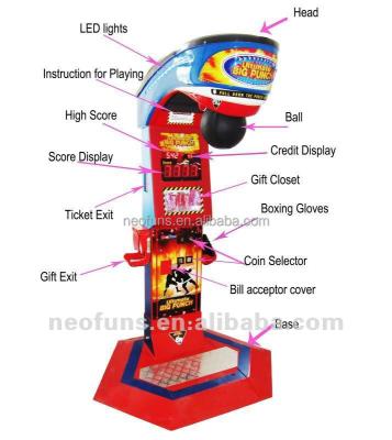 China Hot Selling High Yields Ultimate Big Punch Boxing Game Machine , Automatic Big Punch Boxing Machine With Cola for sale