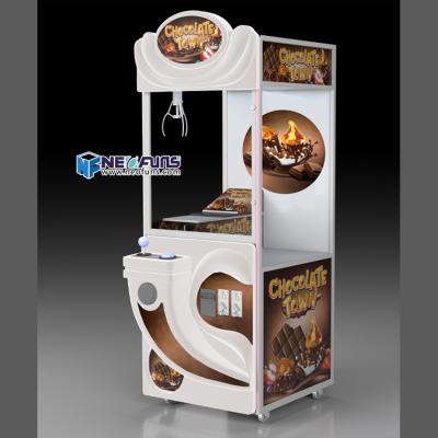 China Complete Iron Metal Building Neofuns Chocolate Castle Claw Machine Carnival Crane Game Crane Chocolate Vending Machine For Sale for sale