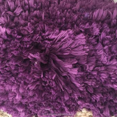 China Anti Slip Polyester Anti Skid Shaggy Floor Rug/Purple Rug Anti Slip Shag Rug 9x12 for sale